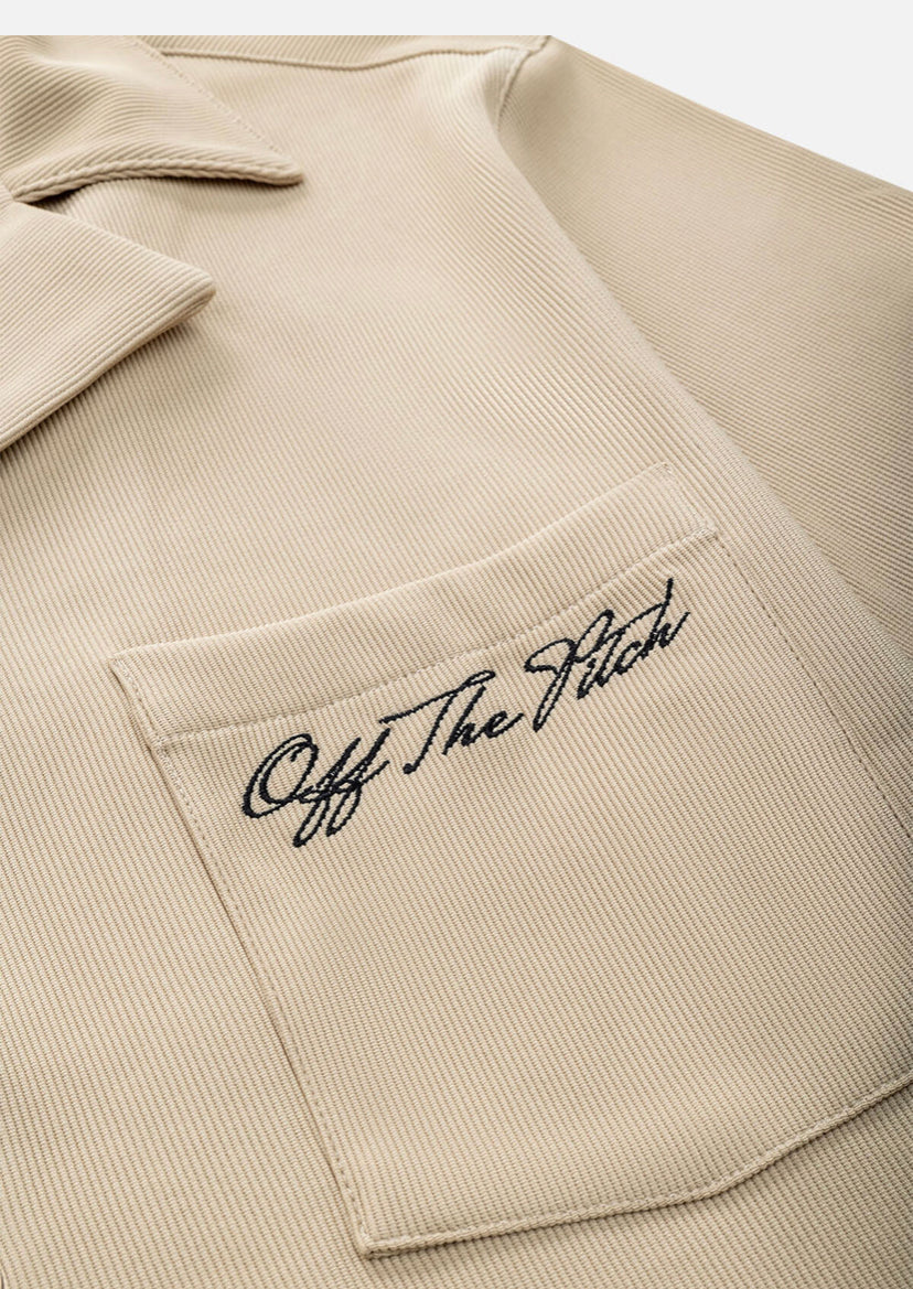 DOUBLE SCRIPT SHIRT - BEIGE