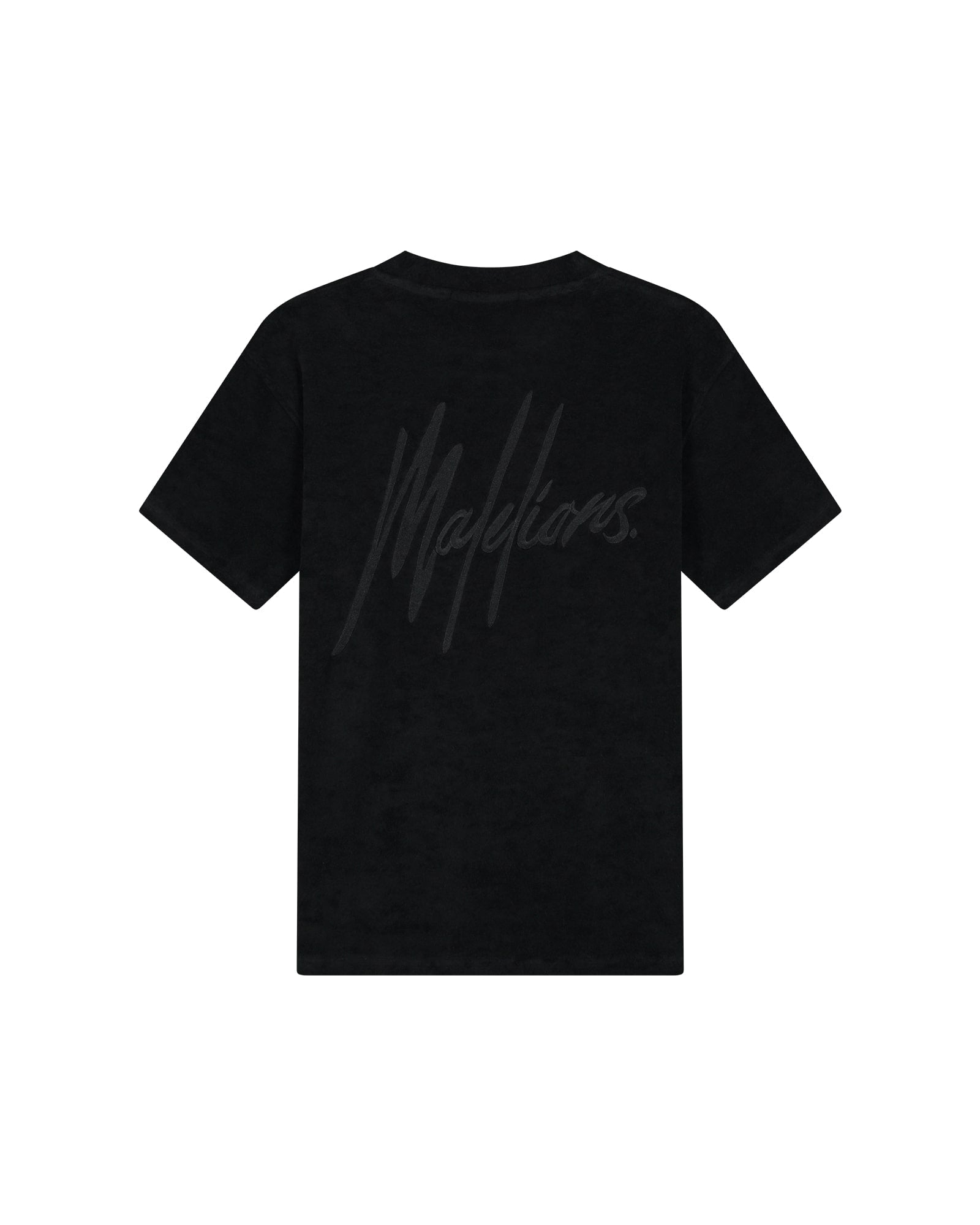 Malelions Men Signature Towelling T-Shirt | Black