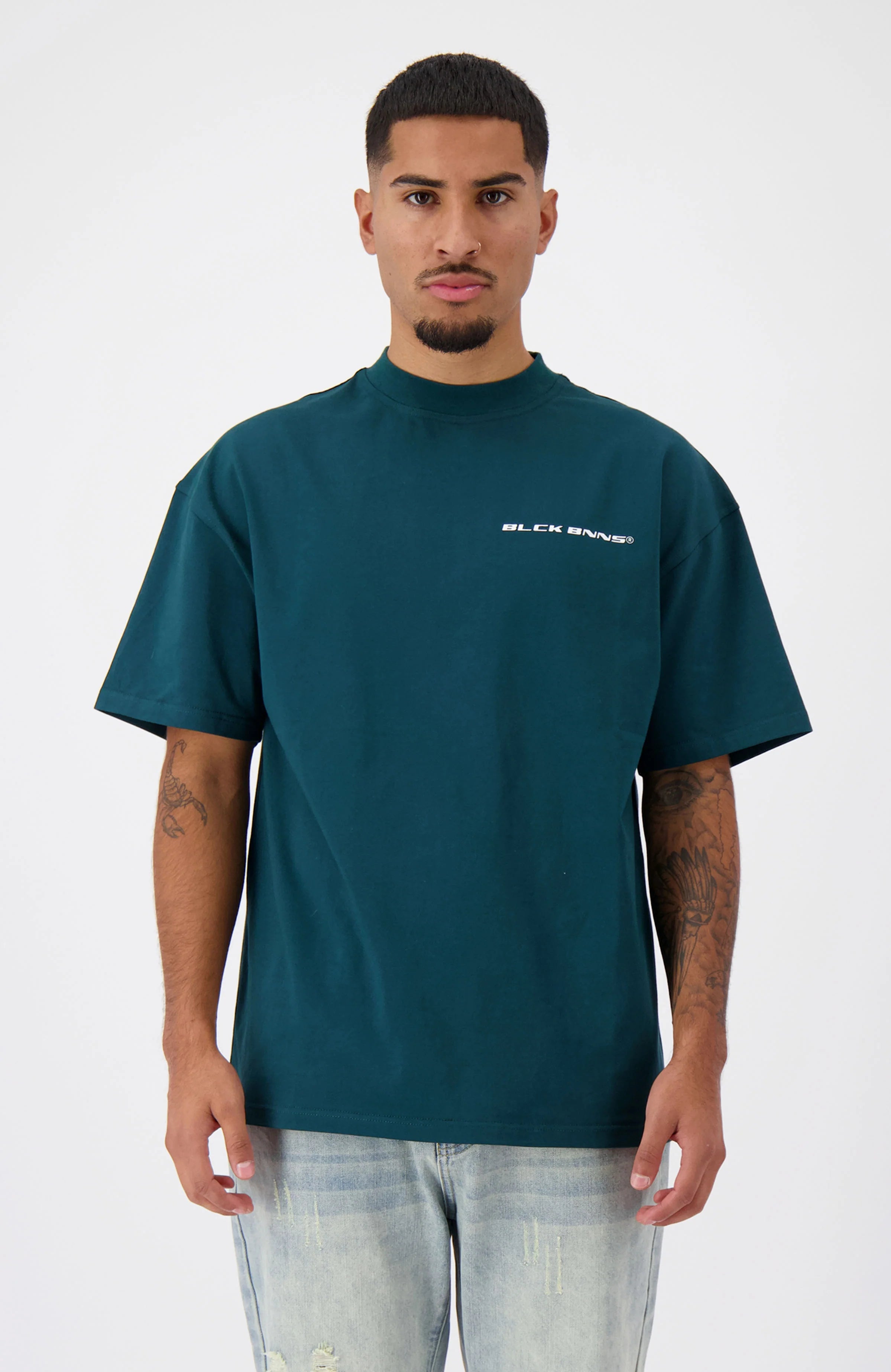NATION T-SHIRT | PINE GREEN