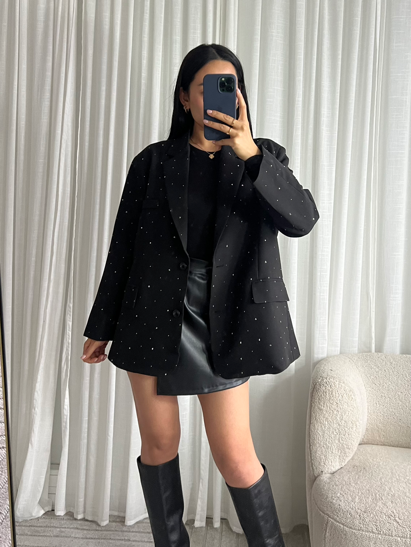 Blazer Diamond Kardashian - Black