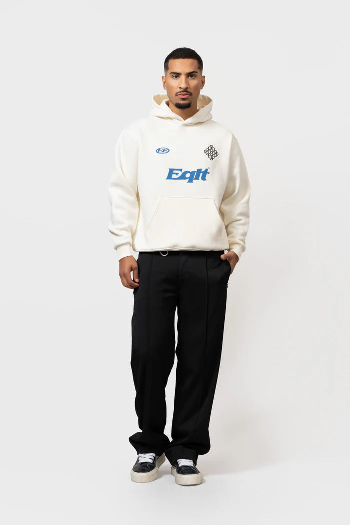 JERSEY OVERSIZED HOODIE OFF-WHITE