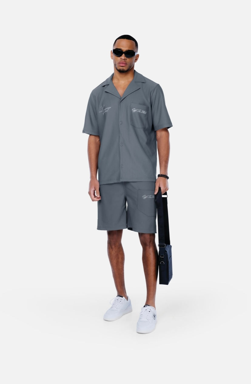 DOPPELSCHRIFT KURZ – GRAU