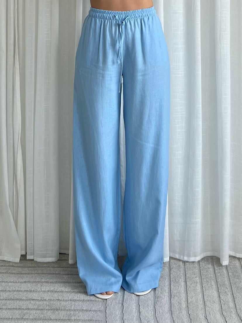 Leinenhose - blau