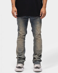 Richesse - FLASH FLARED JEANS - Heren spijkerbroek met uitlopende pijpen