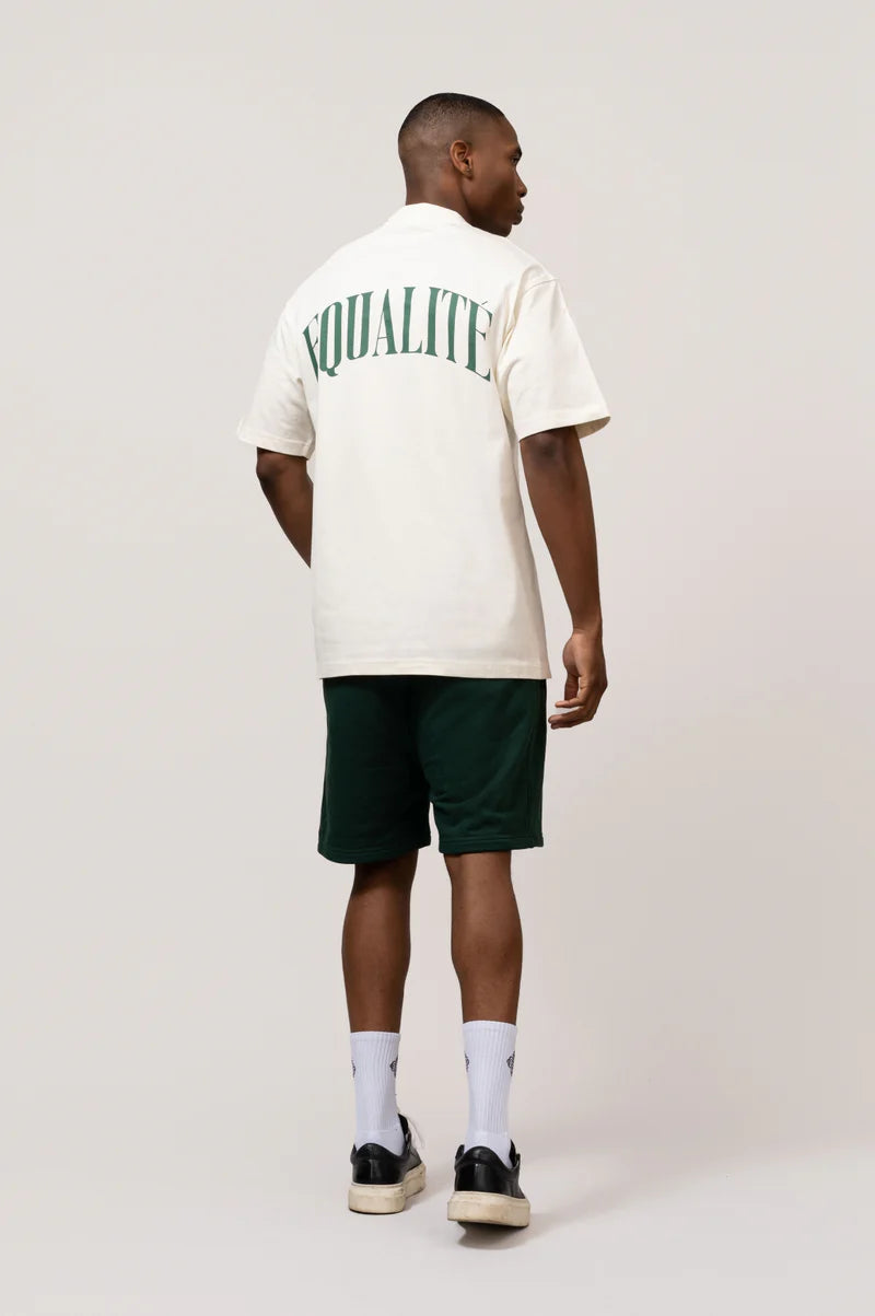 OLIVER OVERSIZED TEE OFF WHITE & GREEN