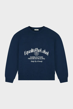Equalite - IJULES KNIT SWEATER - NAVY