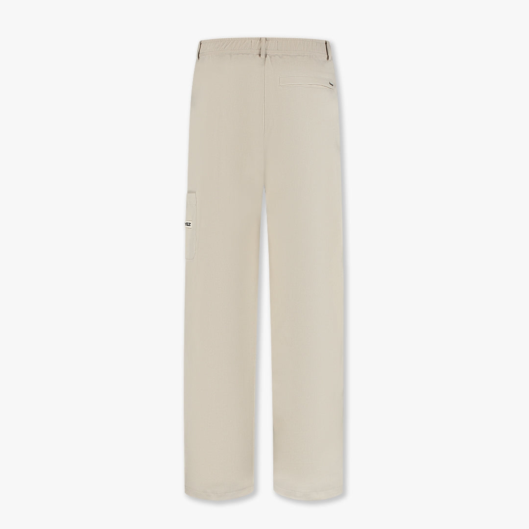 CROYEZ ETIQUETTE STRAIGHT CHINO PANTS | OFF-WHITE