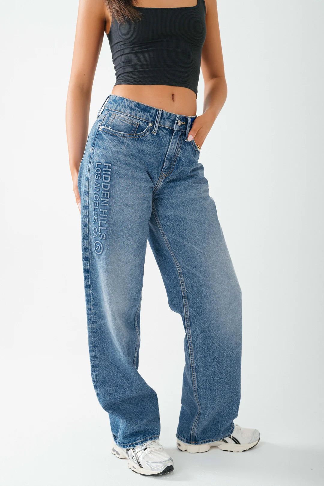 GEBORDUURDE VINTAGE WASH JEANS - 29 nov