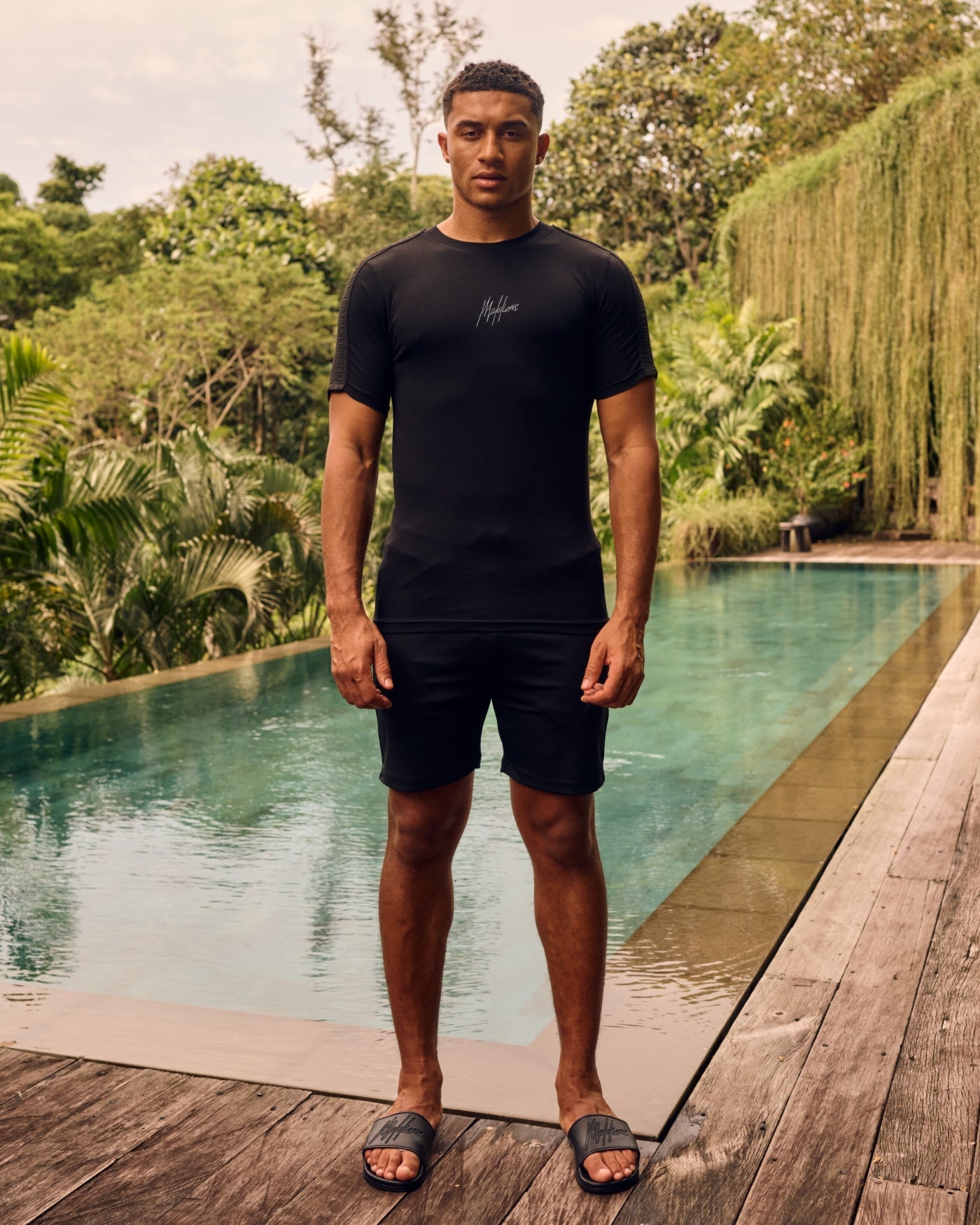 Malelions Men Venetian Shorts 2.0 | Black