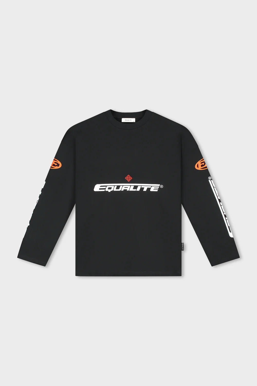 ADRENALINE LONGSLEEVE TEE BLACK & ORANGE