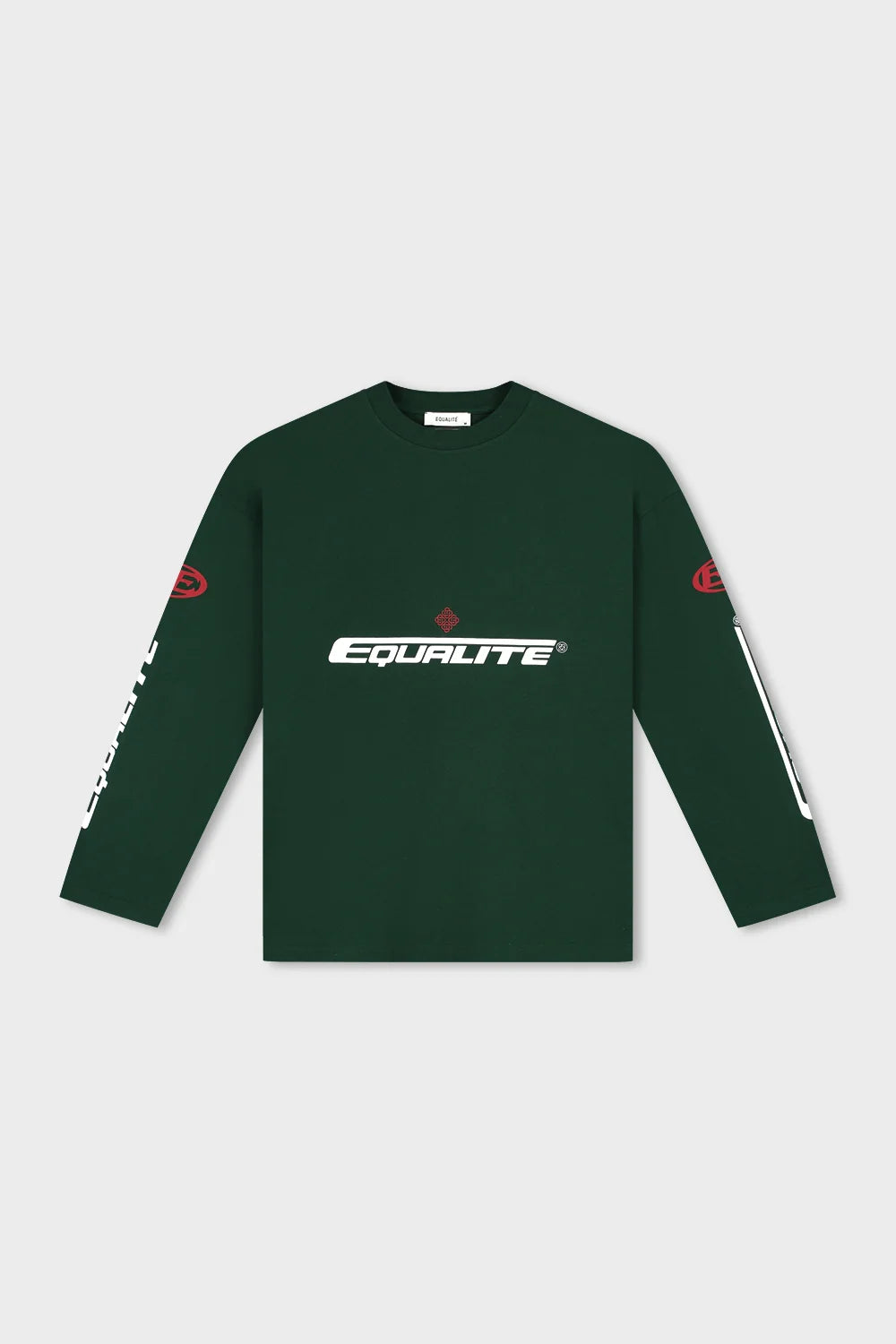 ADRENALINE LONGSLEEVE TEE GREEN & RED