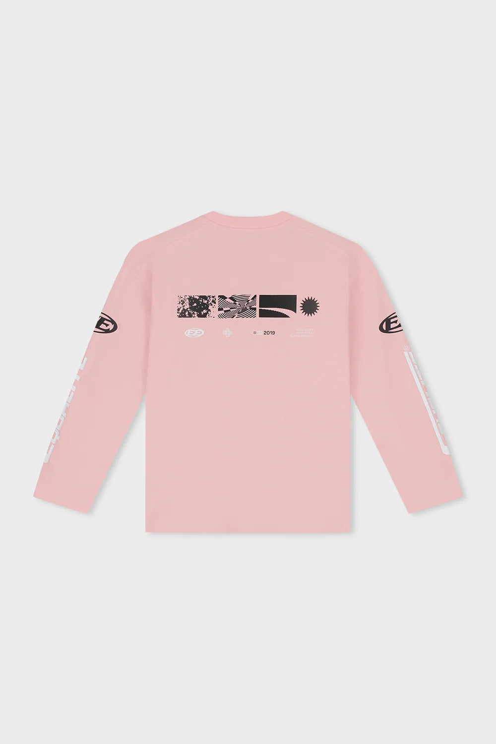 ADRENALINE LONGSLEEVE TEE PINK & BLACK