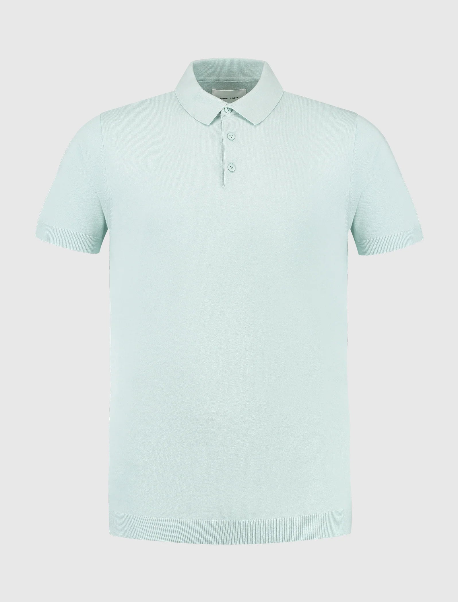 PURE PATH ESSENTIAL KNITWEAR POLO MINT