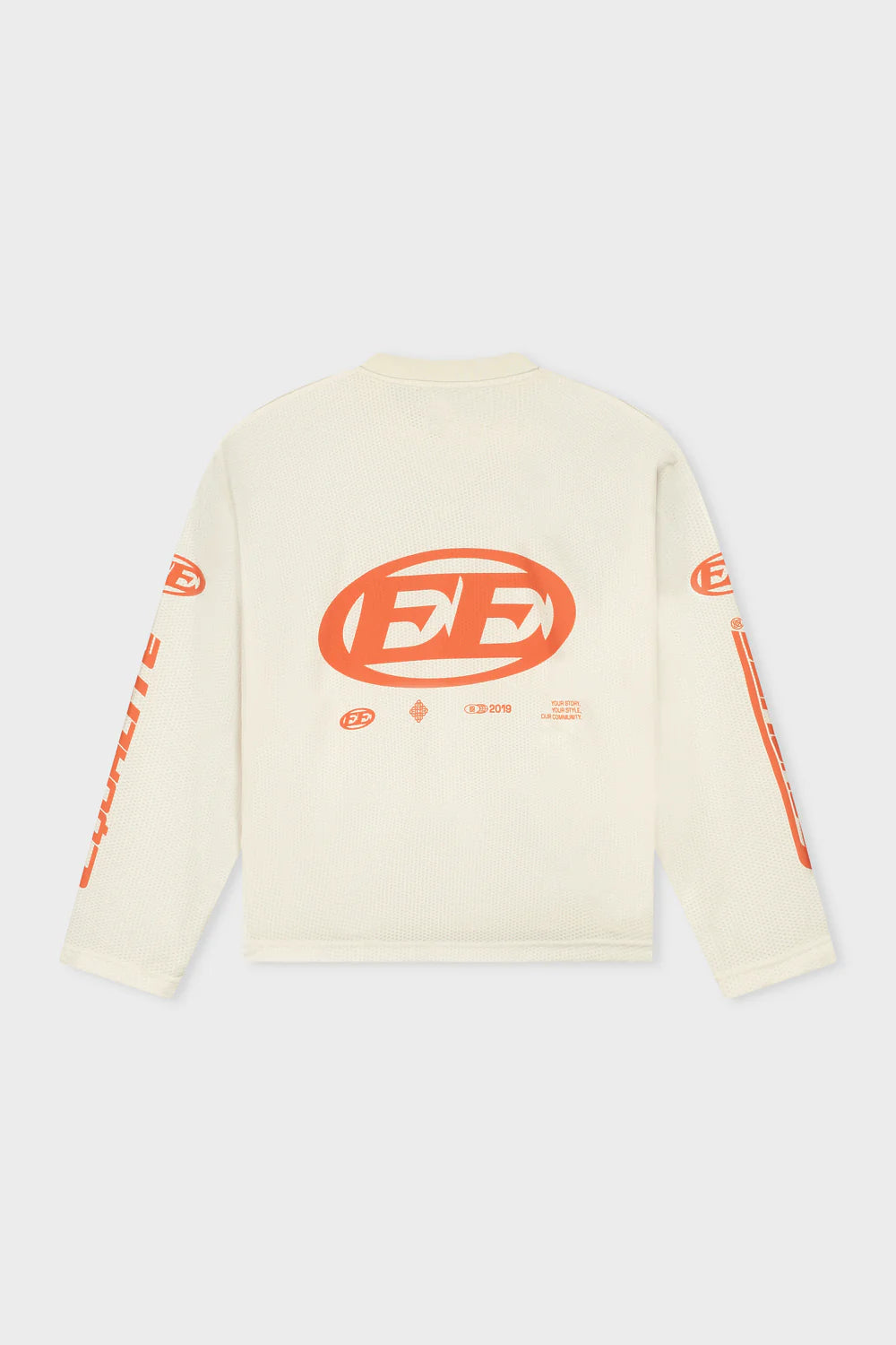 ARENA LONGSLEEVE JERSEY OFF-WHITE/ORANGE