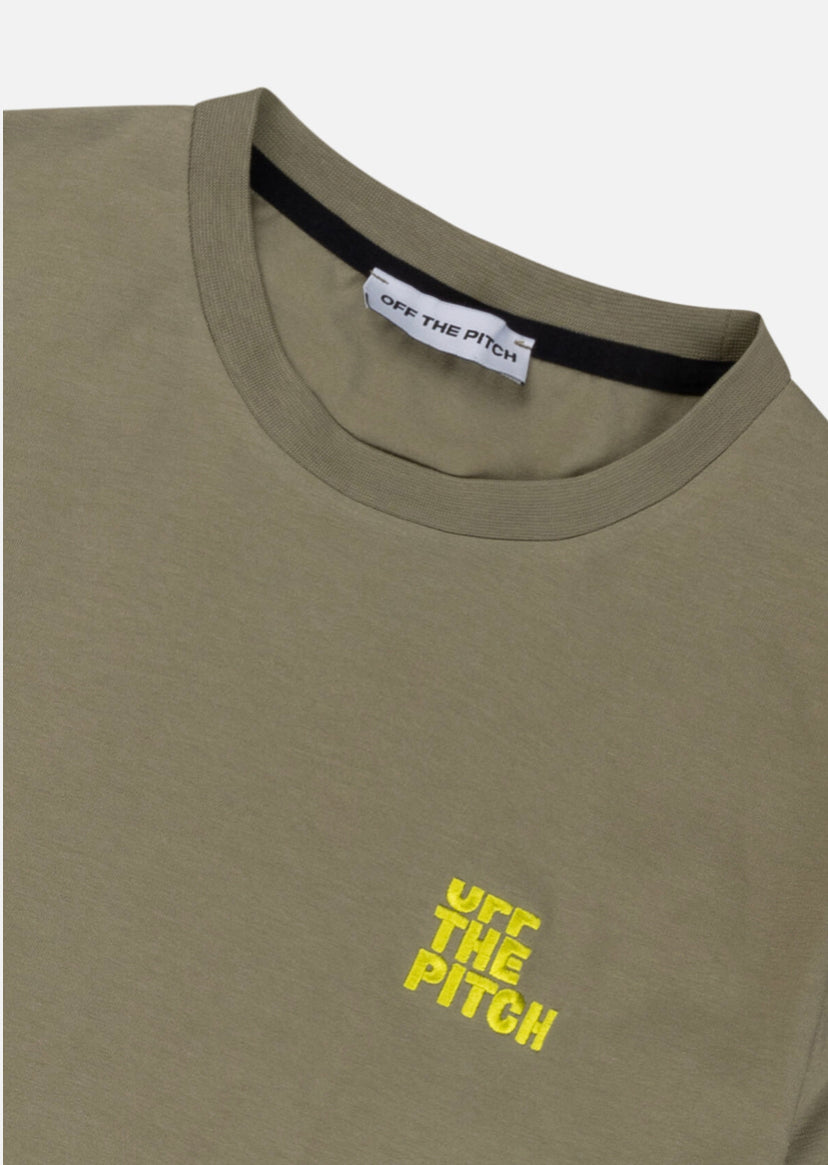 FULLSTOP SLIM FIT TEE – Armeegrün