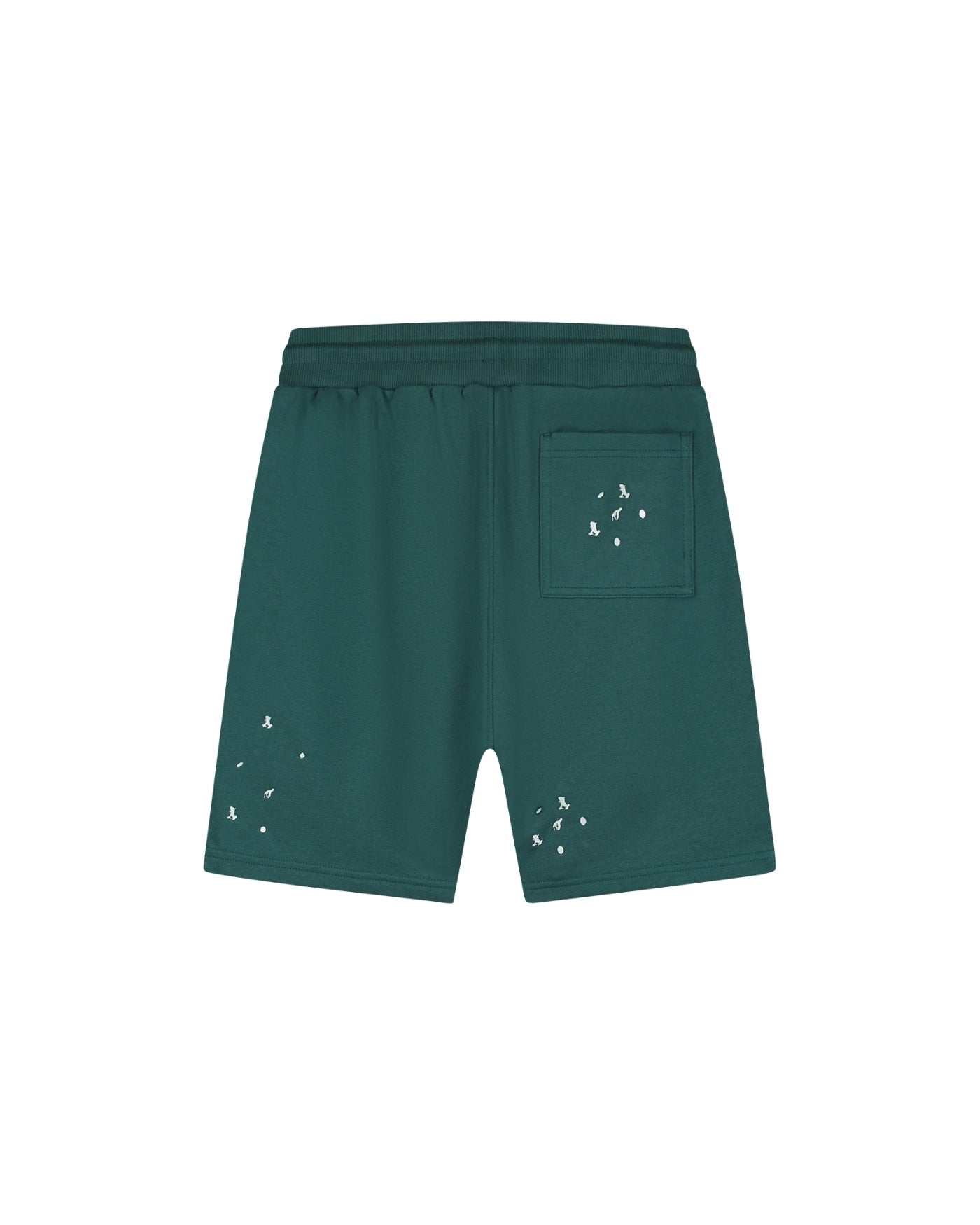 Malelions Men Painter Shorts | Petrol Green