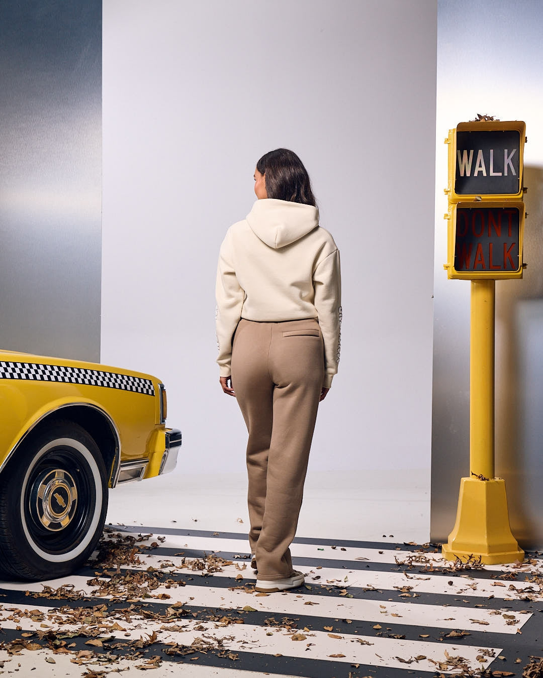 Malelions Women Hailey Hoodie | Beige