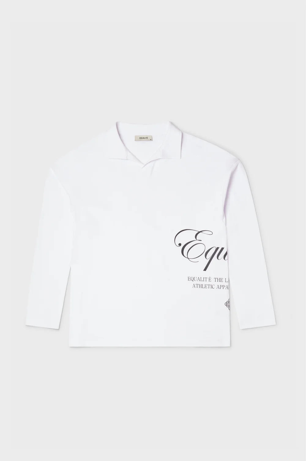 TEUN LONGSLEEVE POLO • WHITE
