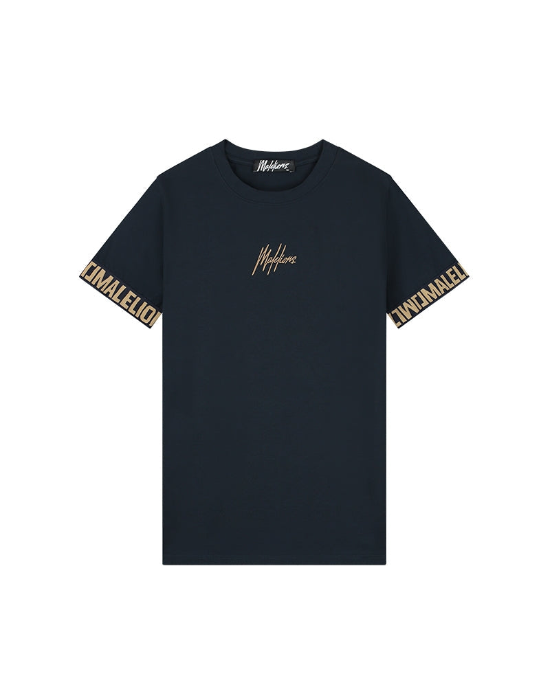 Malelions Men Venetian T-Shirt | Navy