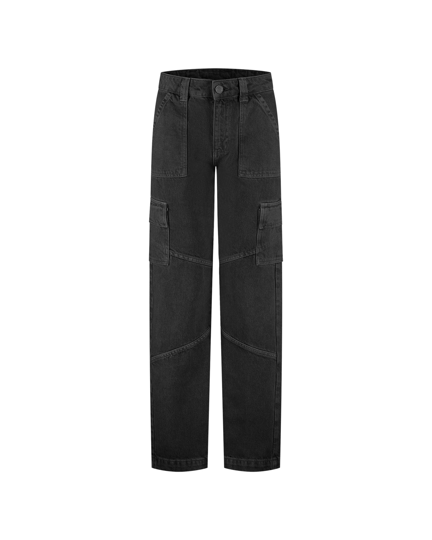 Malelions Women Straight Leg Cargo Pants | Black