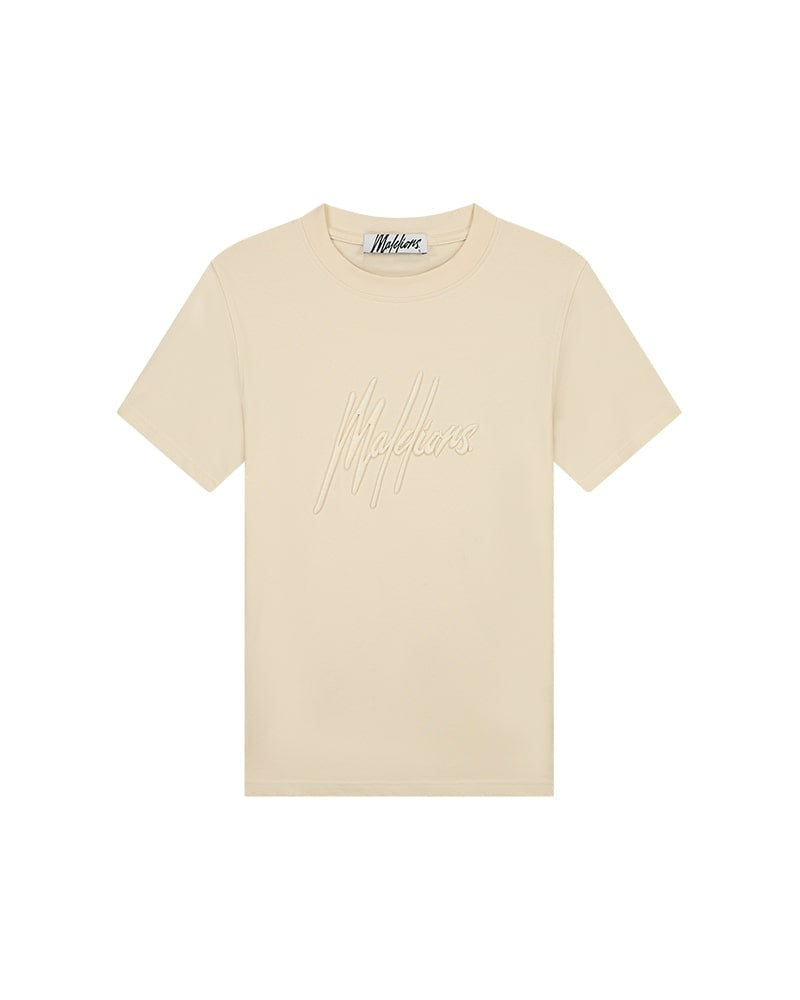 Malelions Women Essentials T-Shirt | Beige