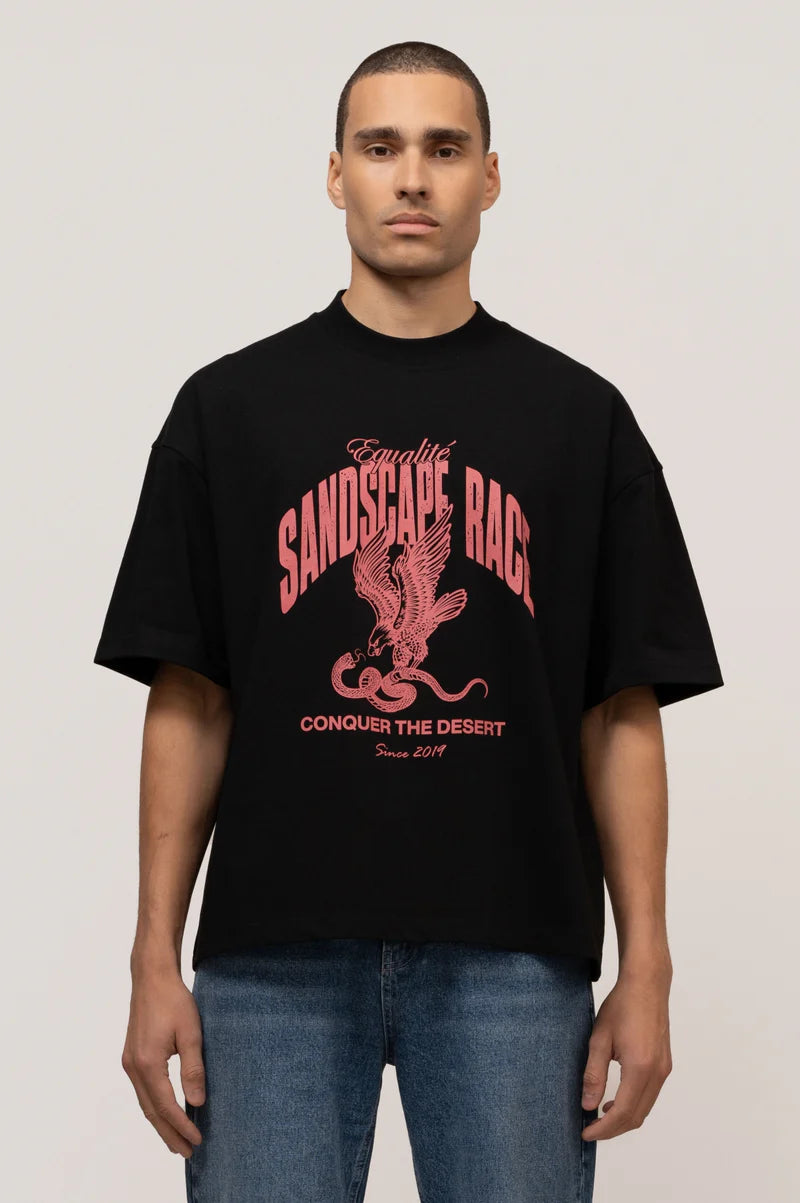 EAGLE BOXY TEE BLACK
