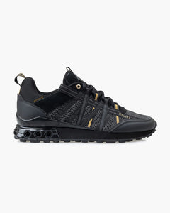 Cruyff - Fearia Hex - Tech Black/Gold - Herensneakers met EVA tussenzool