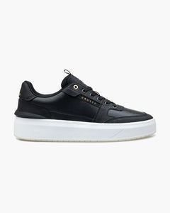 Cruyff - Endorsed Tennis - Black/Gold - Leren sneakers