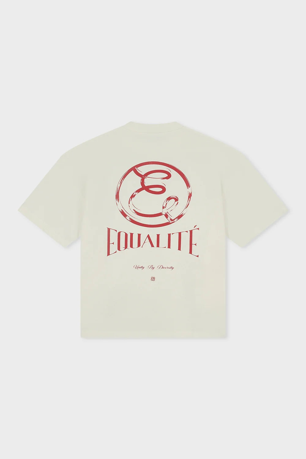 CHLOÉ BOXY TEE OFF-WHITE & RED