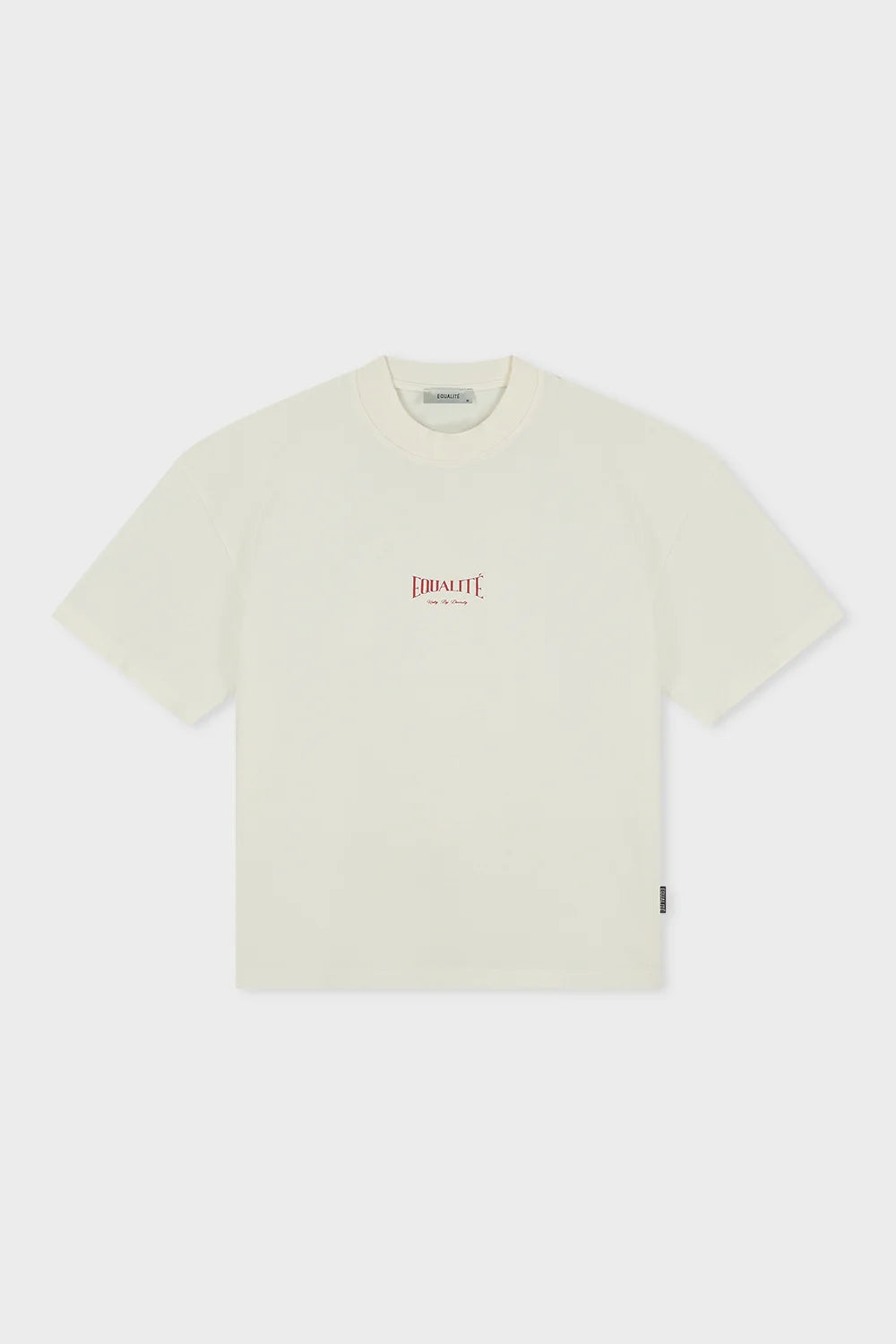 CHLOÉ BOXY TEE OFF-WHITE & RED