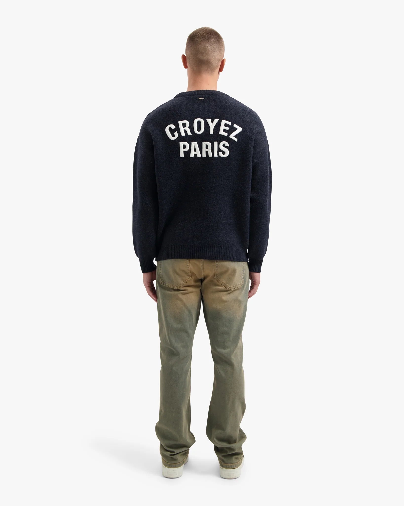 CROYEZ PARIS KNIT SWEATER | NAVY-BLUE