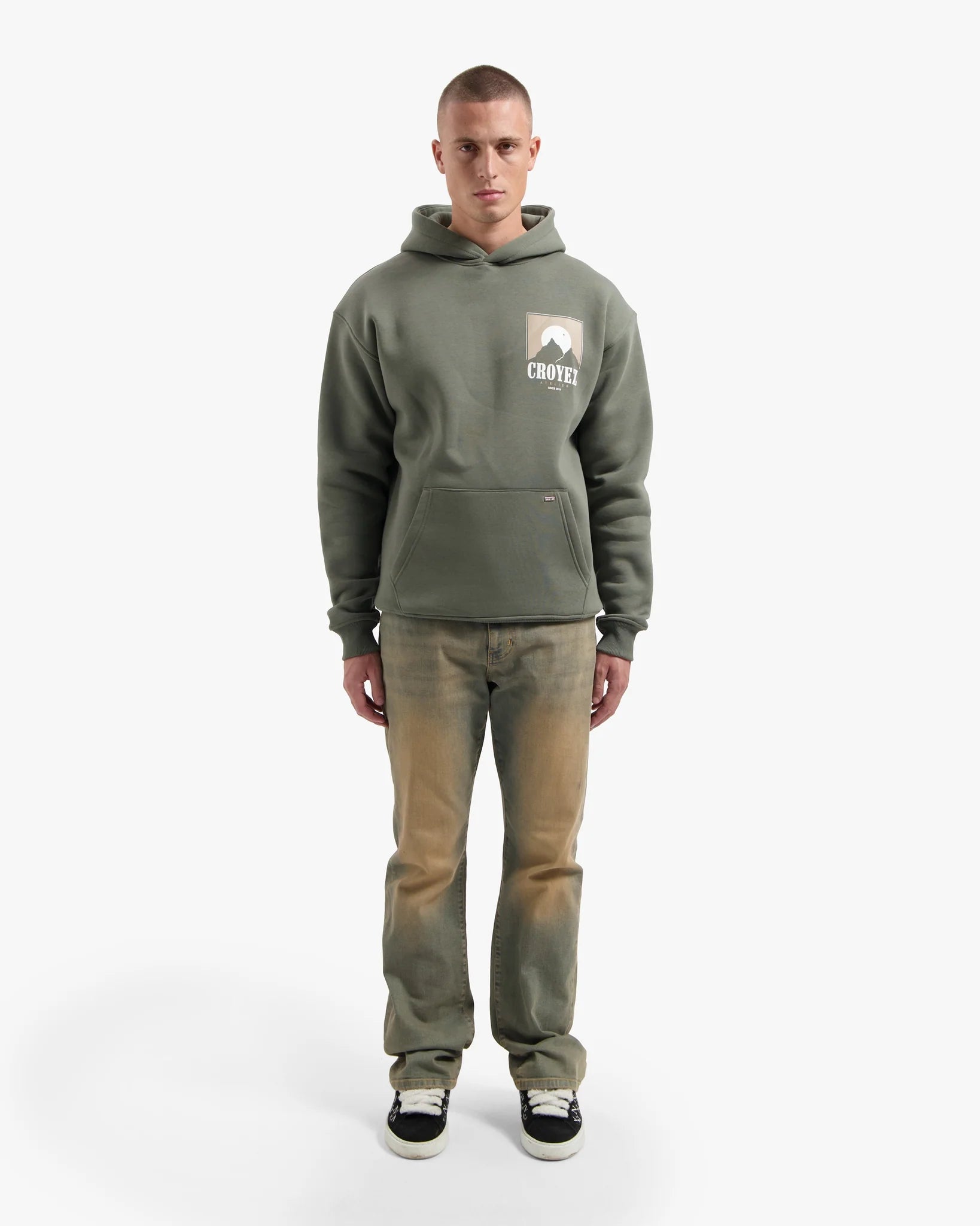 CROYEZ SLOPES HOODIE | DUSTY OLIVE