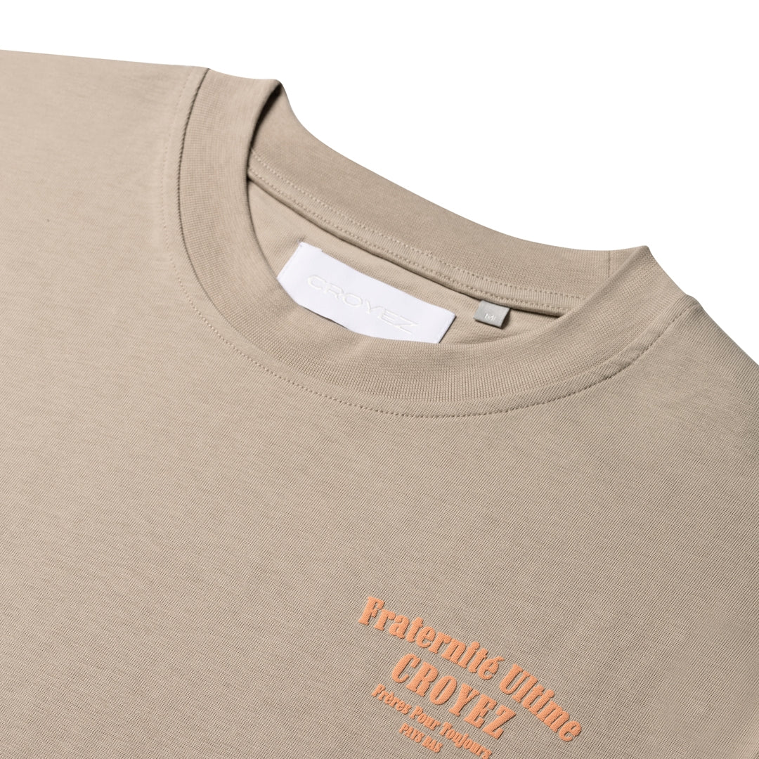 CROYEZ FRATERNITÉ T-SHIRT - STONE