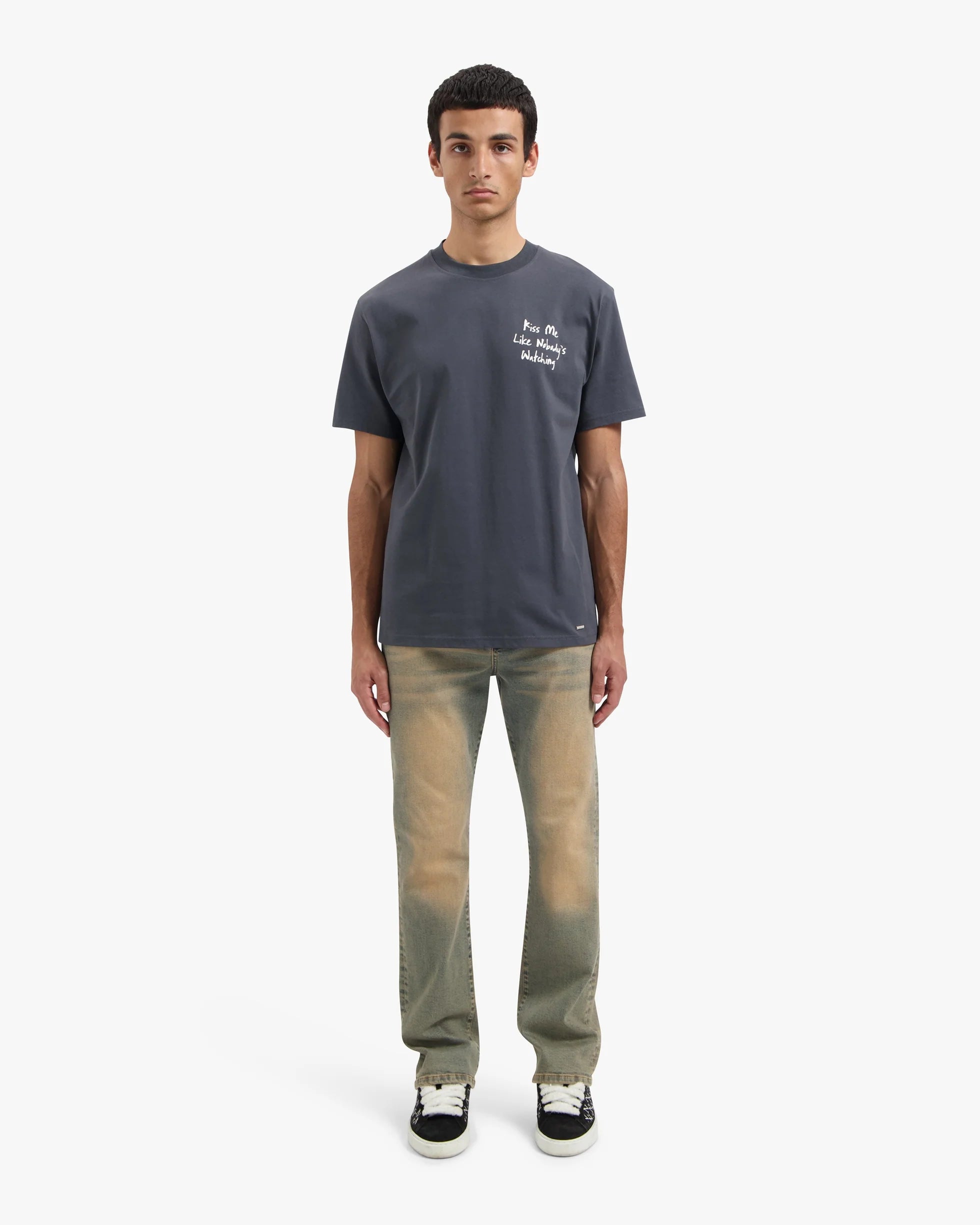 CROYEZ SAND WASHED STRAIGHT LEG DENIM | LIGHT BLUE