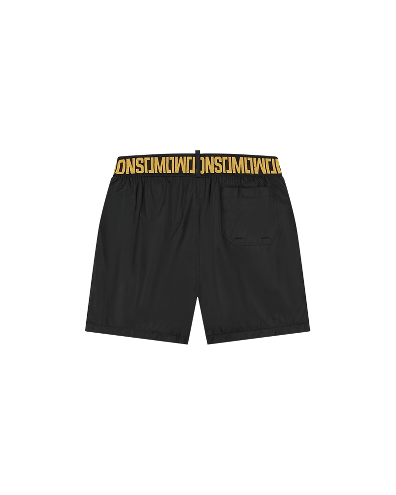 Malelions Men Venetian Swim Shorts | Black