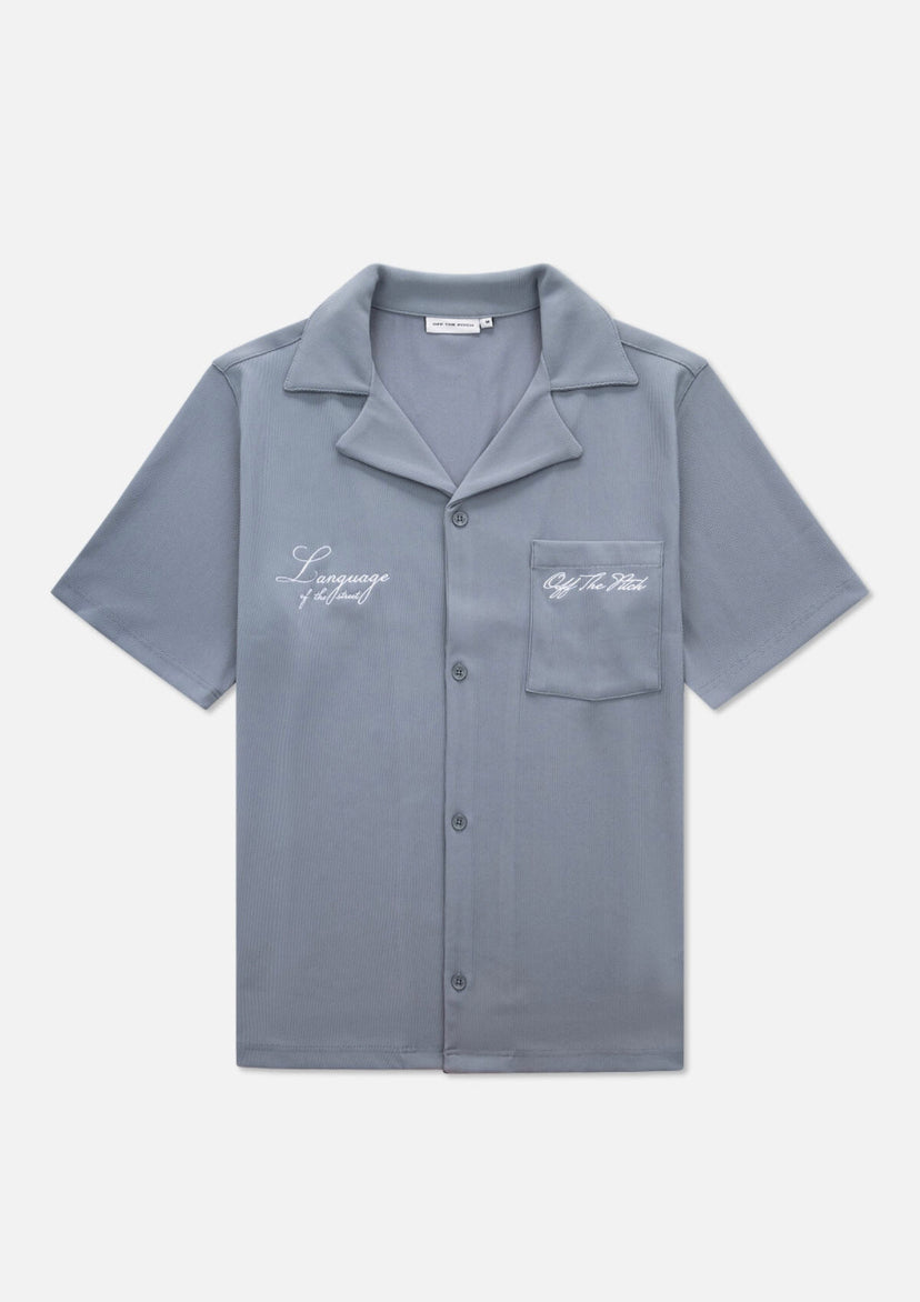 DOUBLE SCRIPT SHIRT - GREY