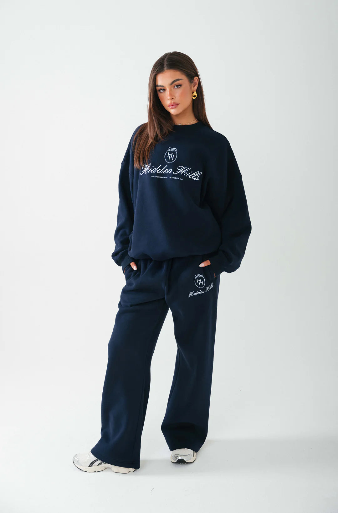 CLASSIC EMBROIDERY SWEATPANTS NAVY - 29 Nov