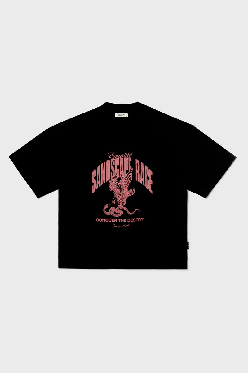 EAGLE BOXY TEE BLACK