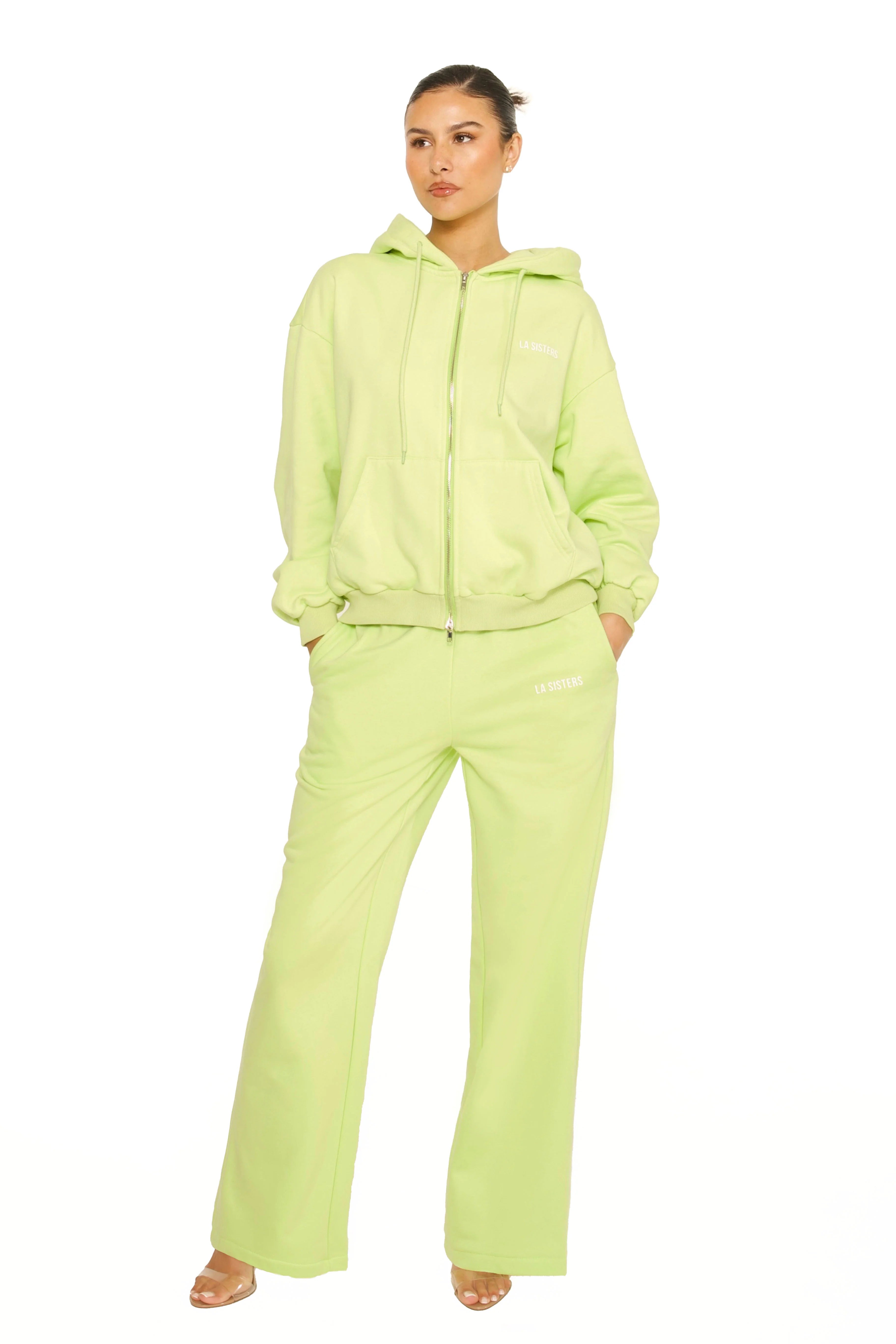 ESSENTIAL STRAIGHT LEG SWEATPANTS PISTACHE