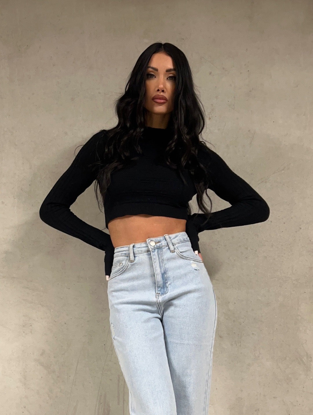 Extra long straight jeans - RD2273