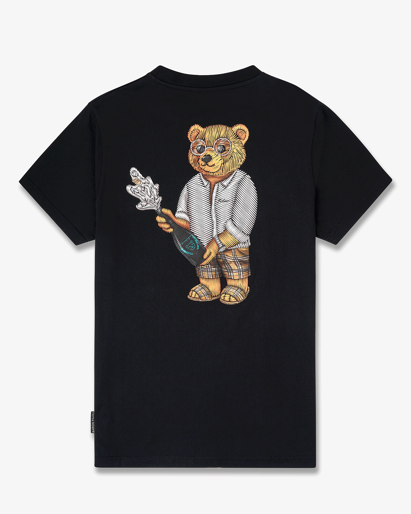 BACKPRINT T-SHIRT WITH BOX DESIGN, FILOU CXIV.