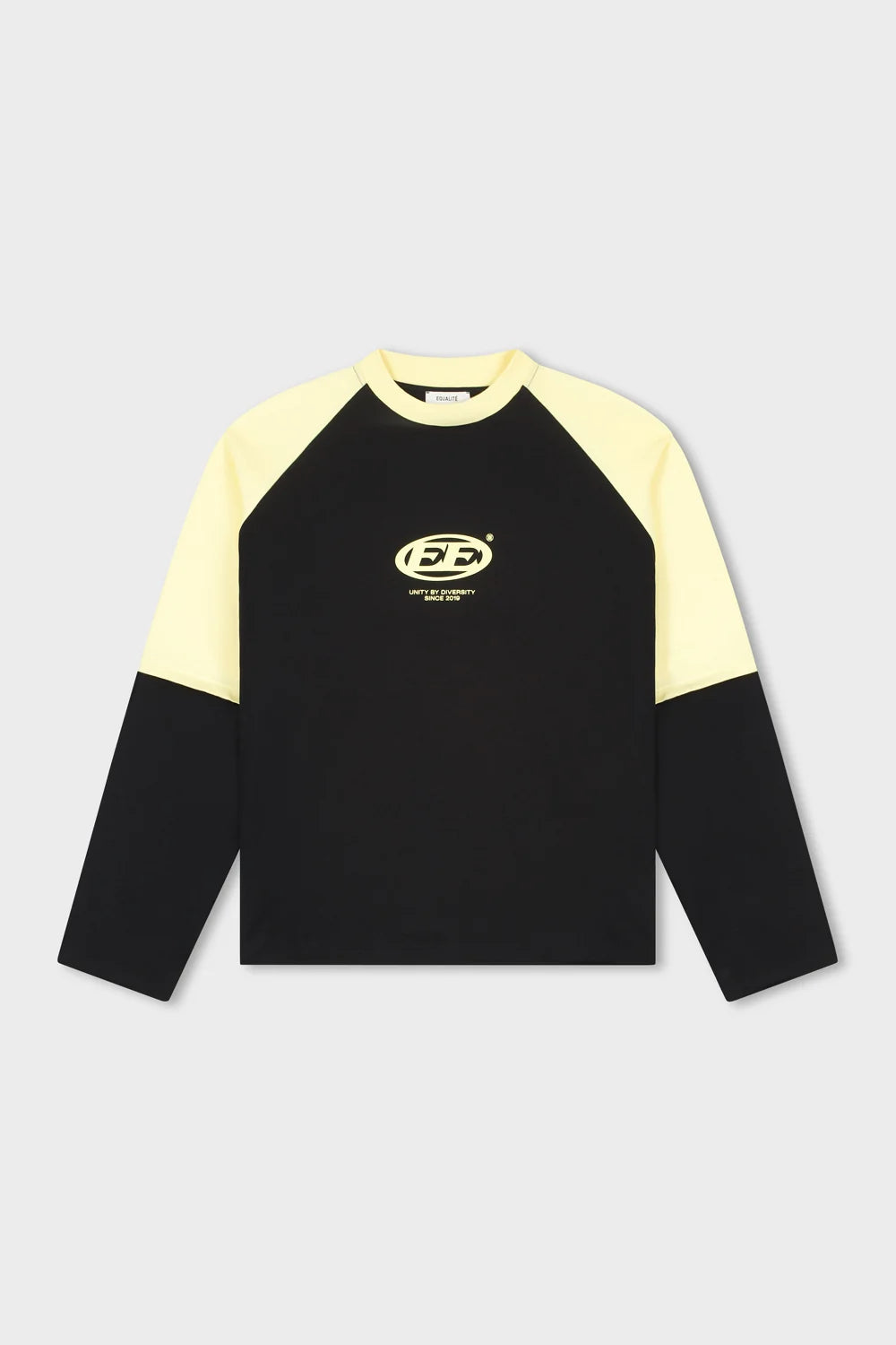 Equalité Dante Double Layer Longsleeve Tee Black & Yellow