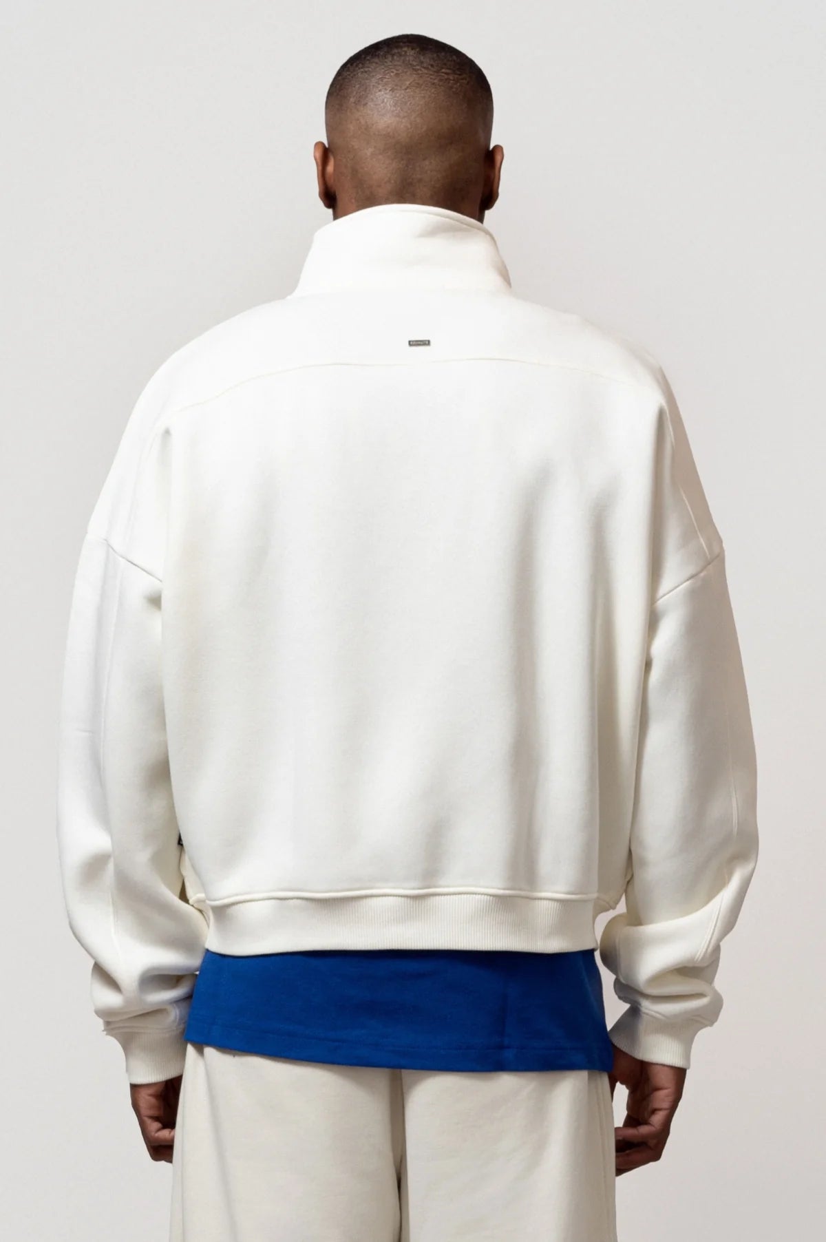 ASTON OVERSIZES SWEATJACKE OFF-WHITE