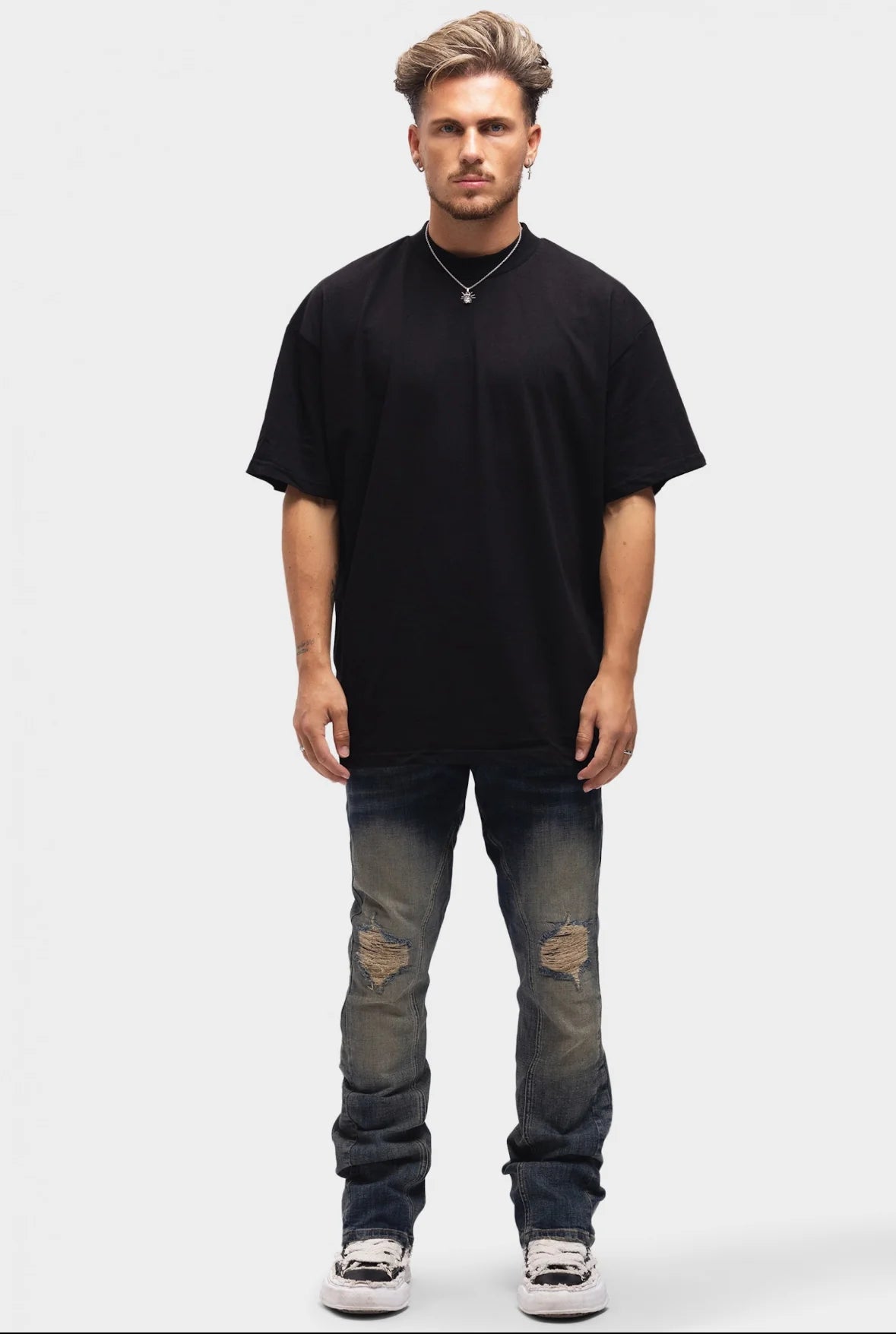 SNIT FLARED JEANS
