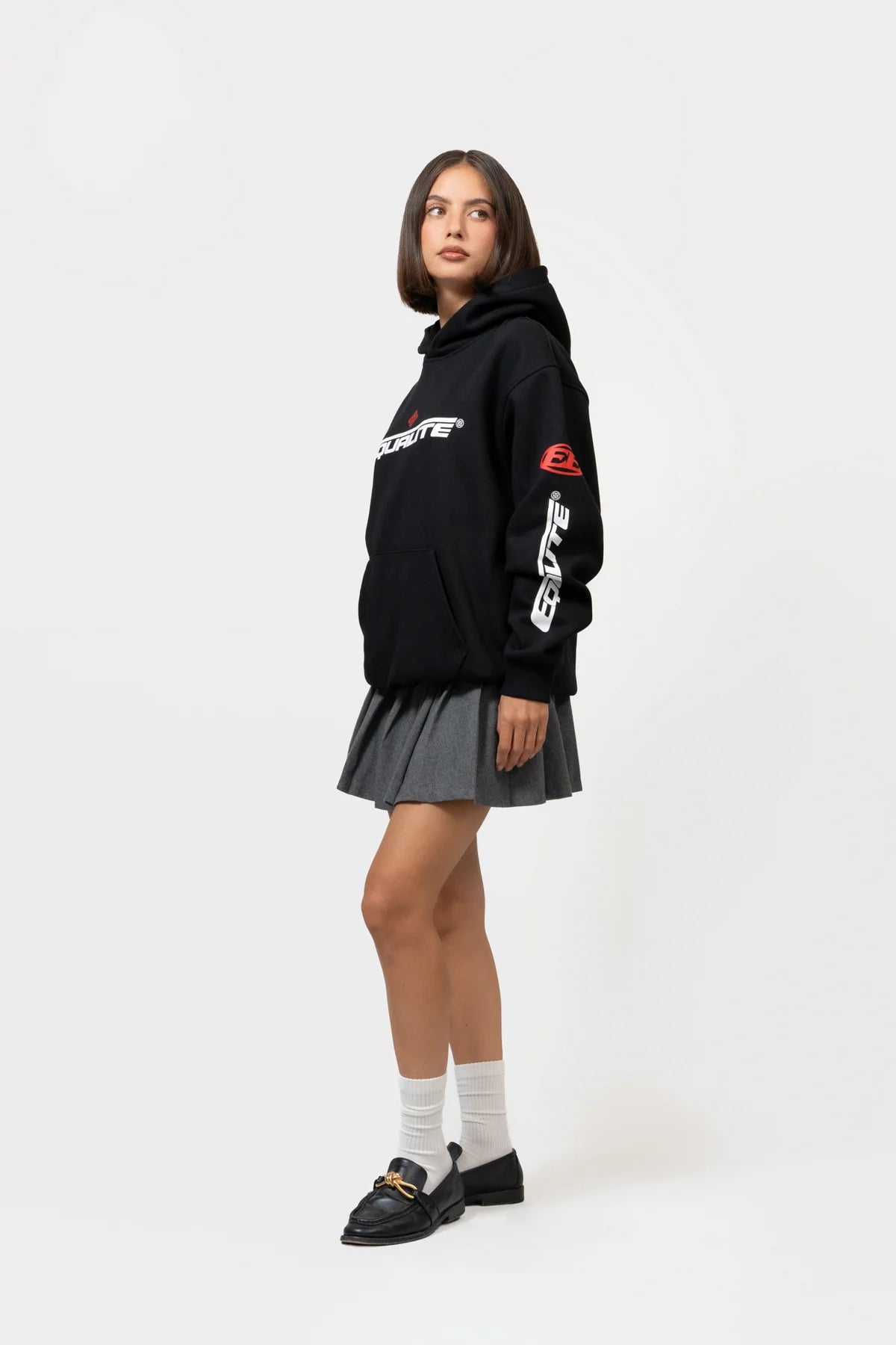 ARENA OVERSIZED HOODIE BLACK