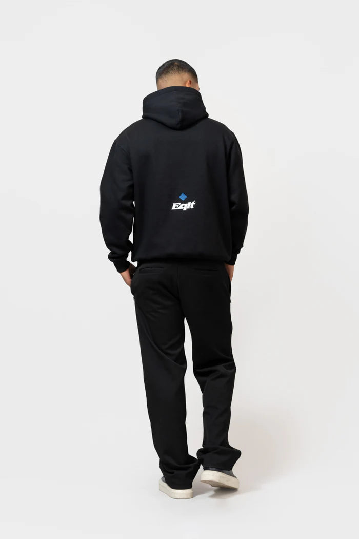 JERSEY OVERSIZED HOODIE BLACK