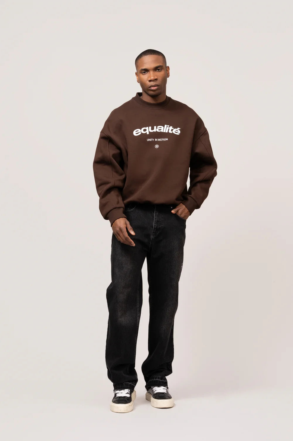 CELESTE OVERSIZED SWEATER BROWN