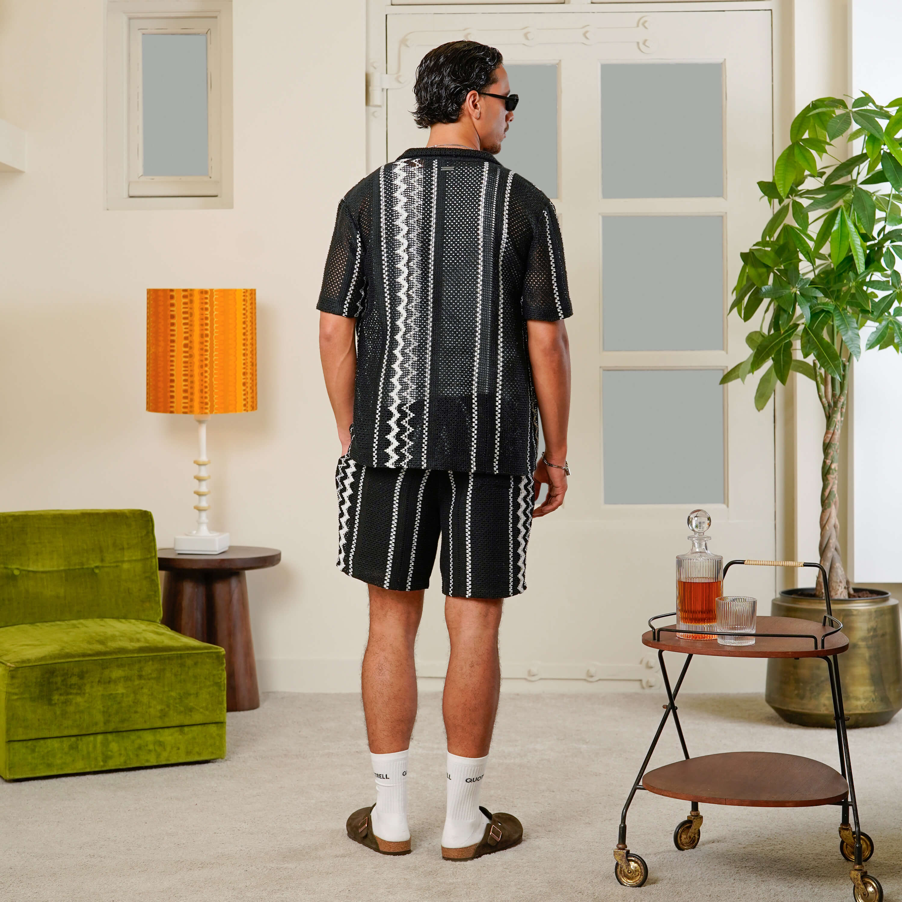 GRANADA SHIRT | BLACK/OFF WHITE