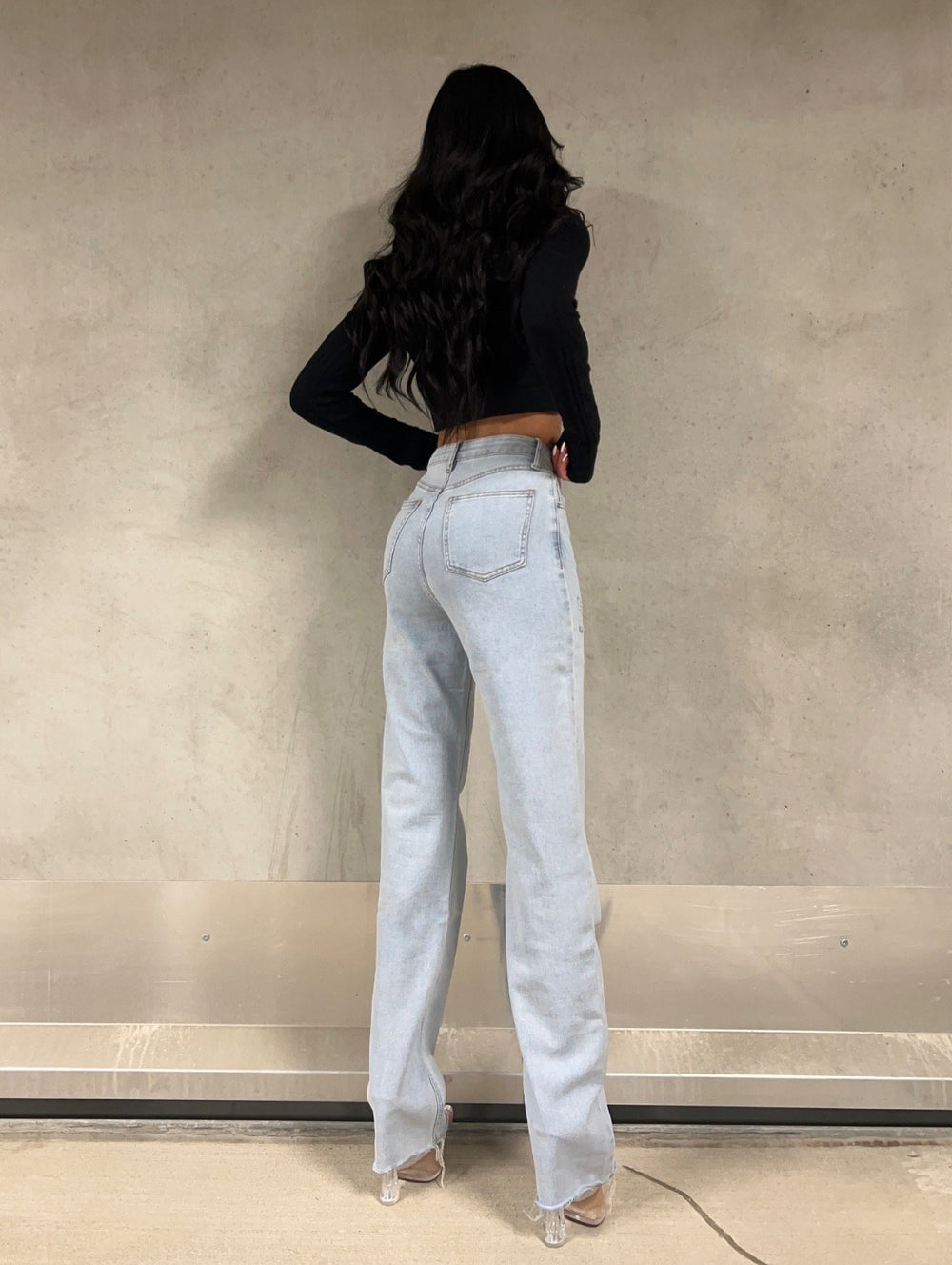 Extra lange gerade Jeans - RD2273
