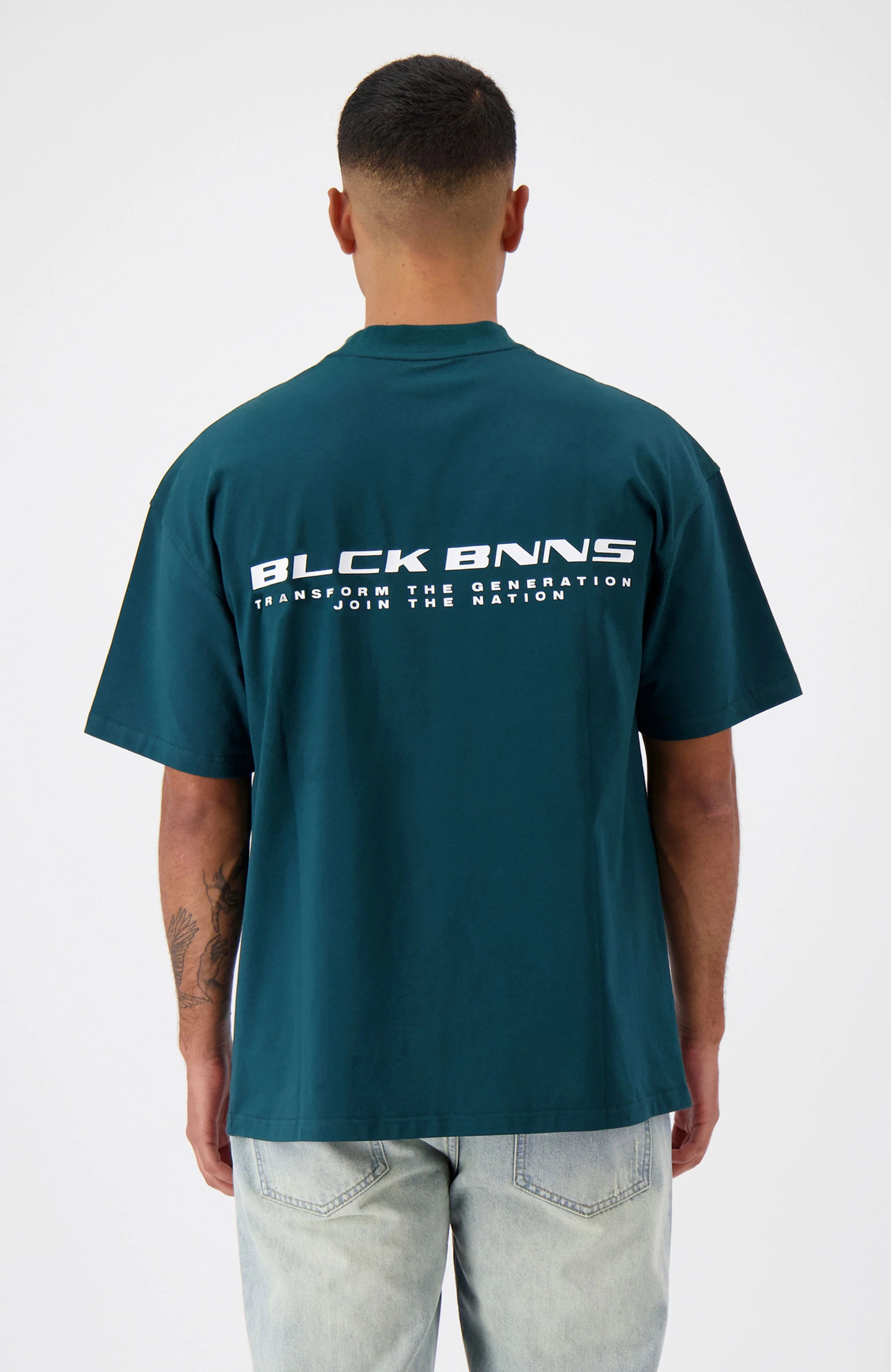 NATION T-SHIRT | PINE GREEN
